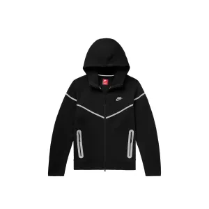 Nike Sportswear Tech Fleece Full Zip Windrunner Reflective Details Hoodie Black/Bemis Silver'