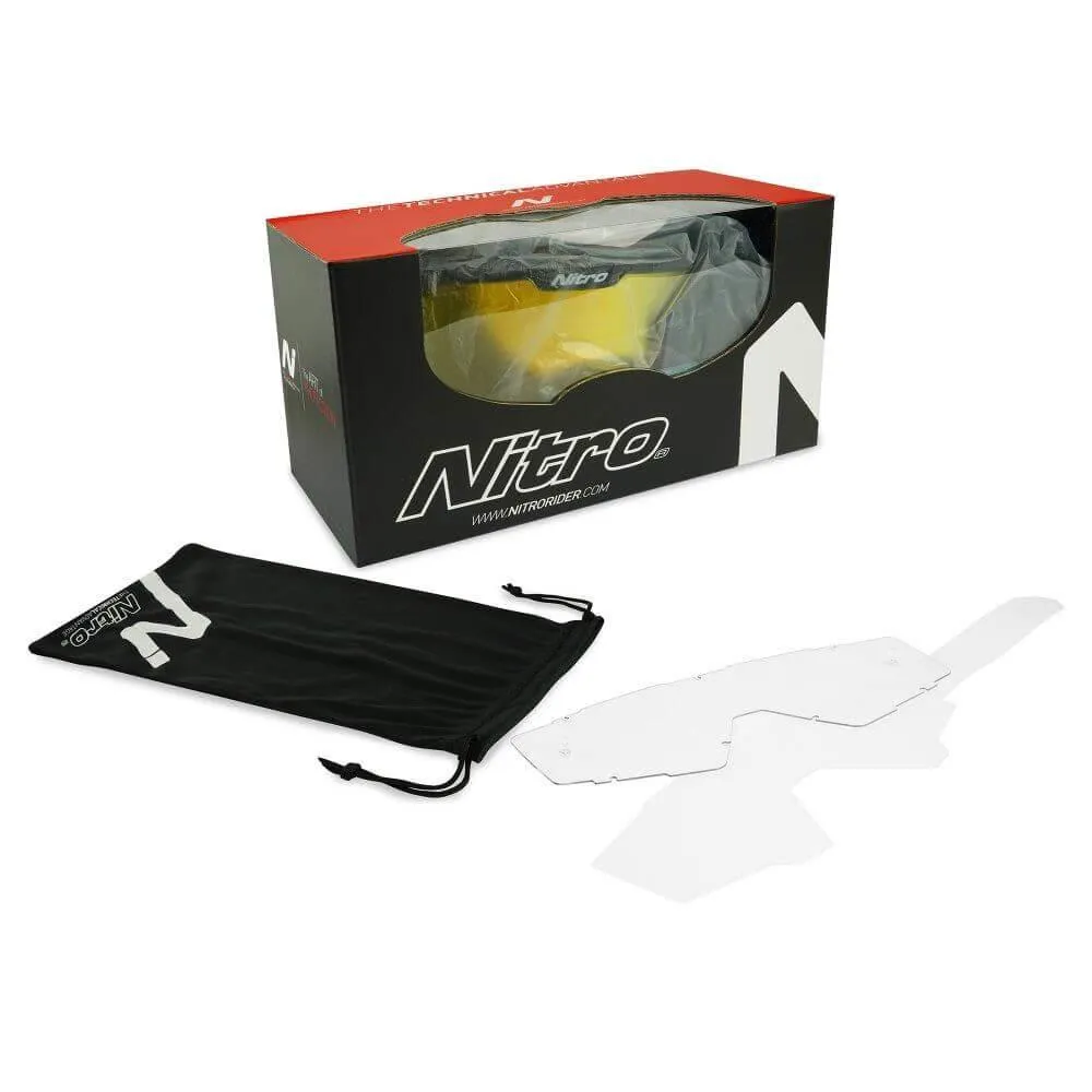 Nitro NV-100 Motocross Goggles Red