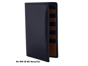 No 805ID CC ID BC- Side jacket Portefeuille (H X 15.5cm), Plain and Elegant
