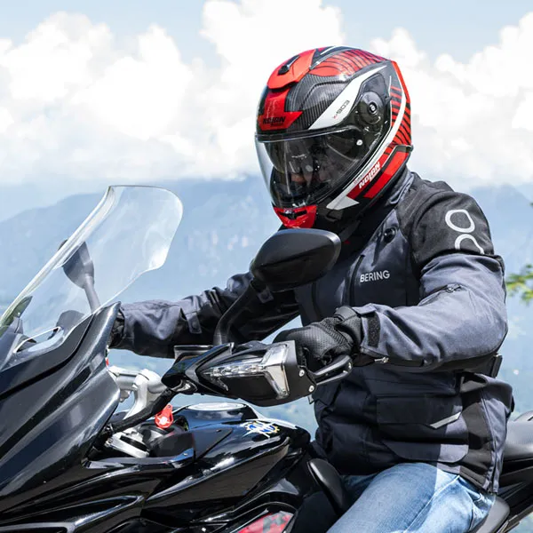 Nolan Xseries X903 Ultra Carbon Full Face Helmet - red