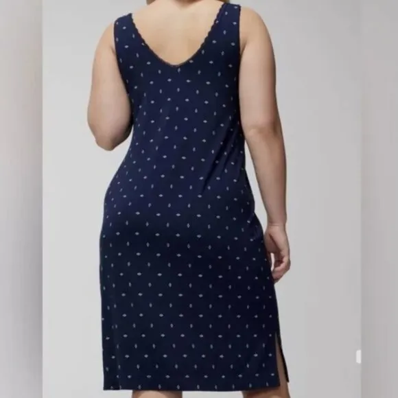 NWT Soma Cool Nights Lace-Trim Midi Chemise