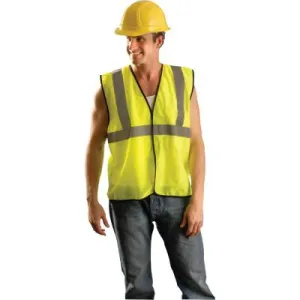 OccuNomix Class 2 Solid Vests, Large/XLarge, Hi-Viz Yellow, ECO-G-YL/XL