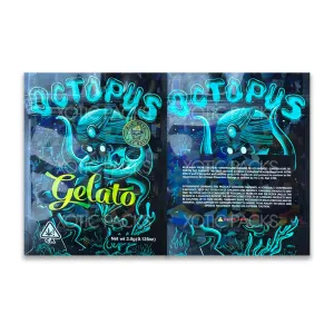 Octopus Gelato Mylar Bag 3.5 Grams