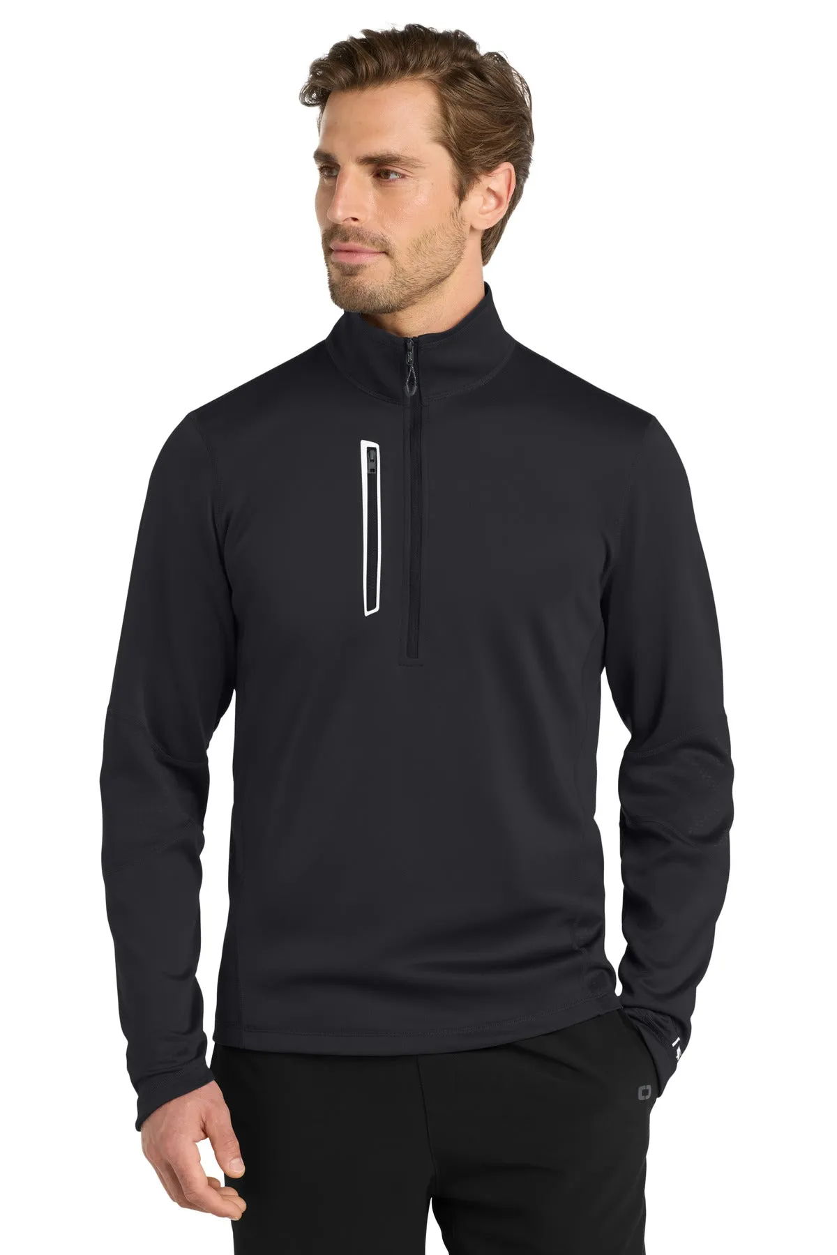 OGIO Fulcrum 1/4-Zip. OE701 Blacktop