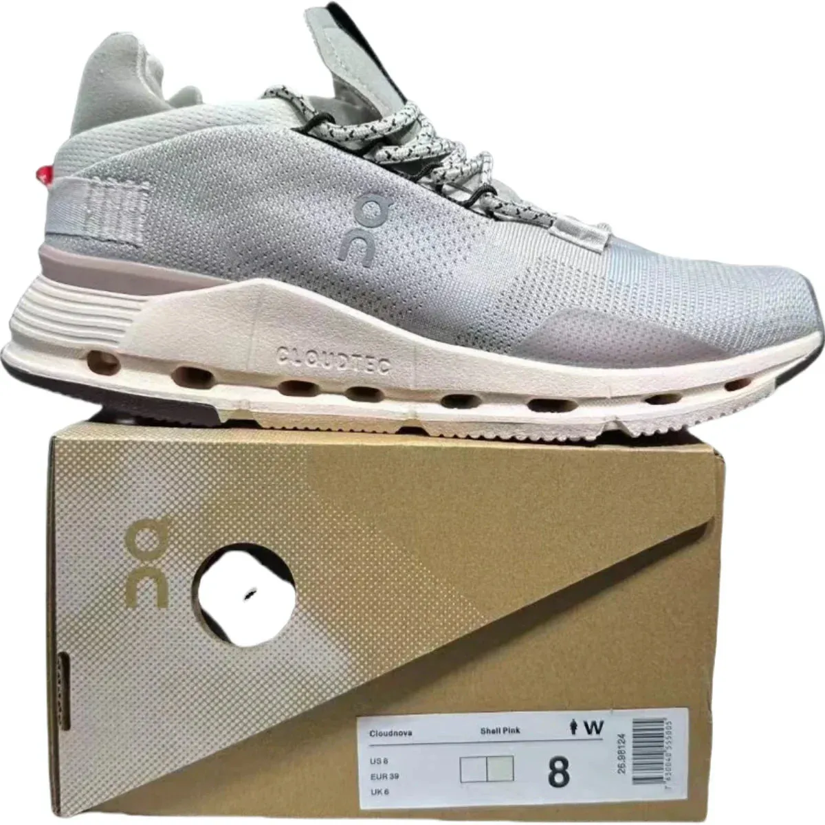 On Cloudnova  Men's White/Gray