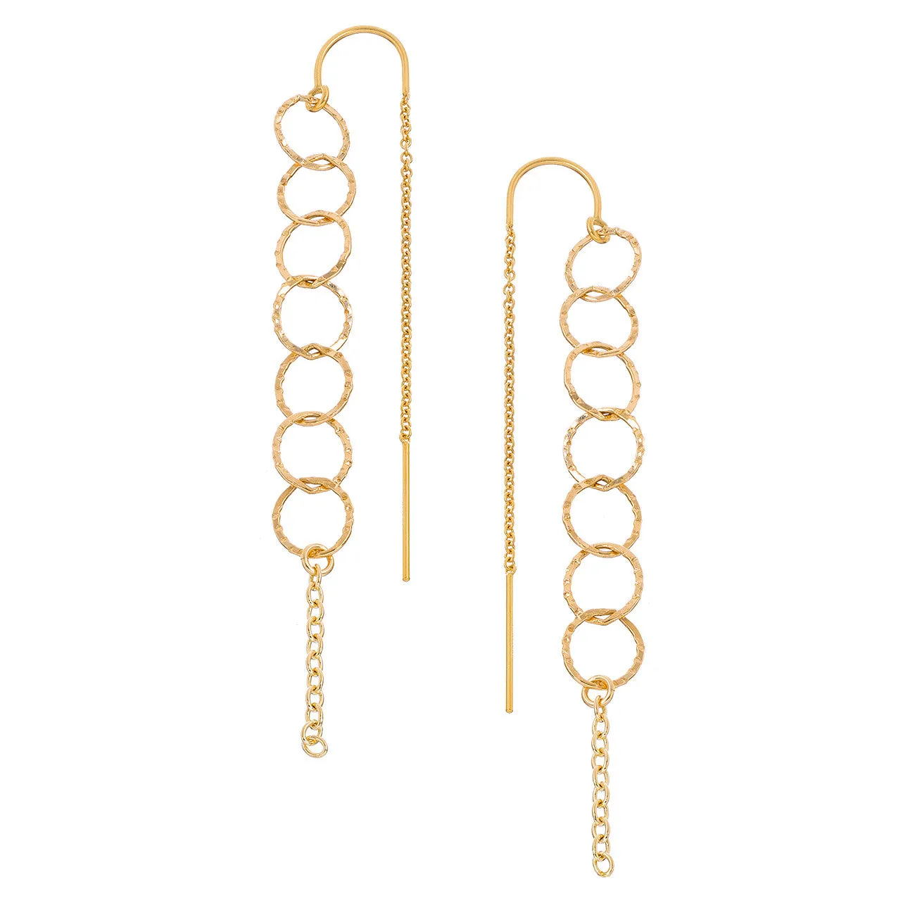 Open Link Thread Thru Earrings