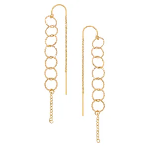 Open Link Thread Thru Earrings