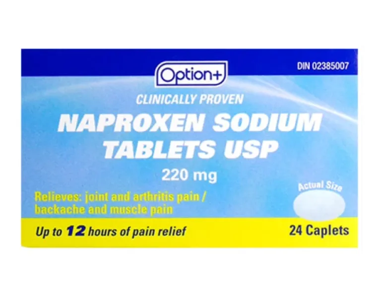Option  Naproxen Sodium 24 Caplets
