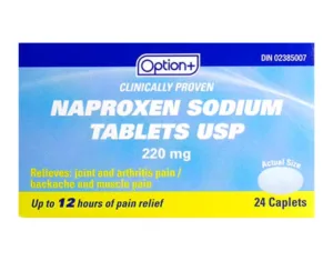Option  Naproxen Sodium 24 Caplets