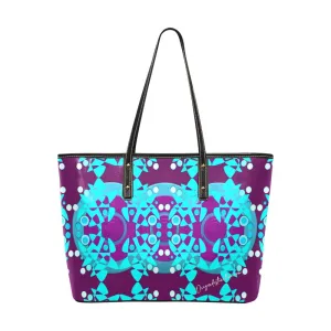 Origen Destination Women's Blu-Hue Rivet-strap Large Tote Bag