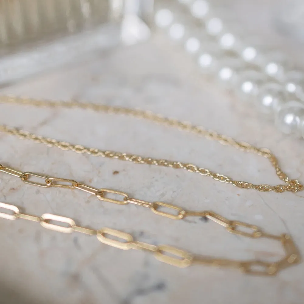 Oval Link Chain Necklace