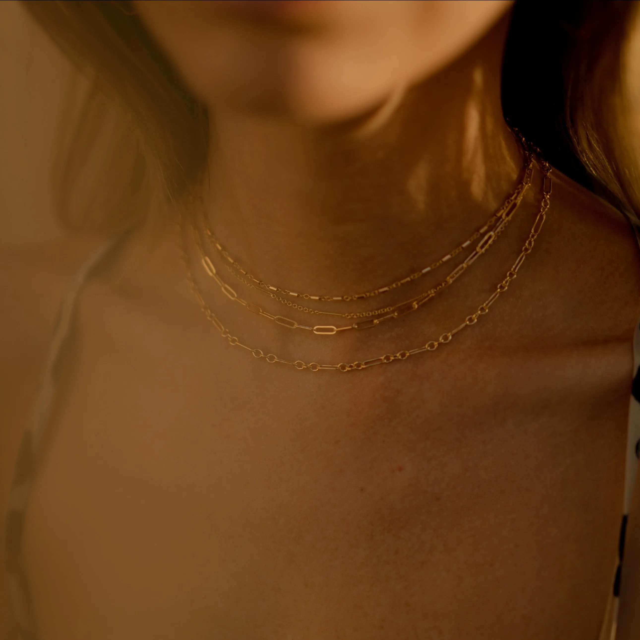 Oval Link Chain Necklace