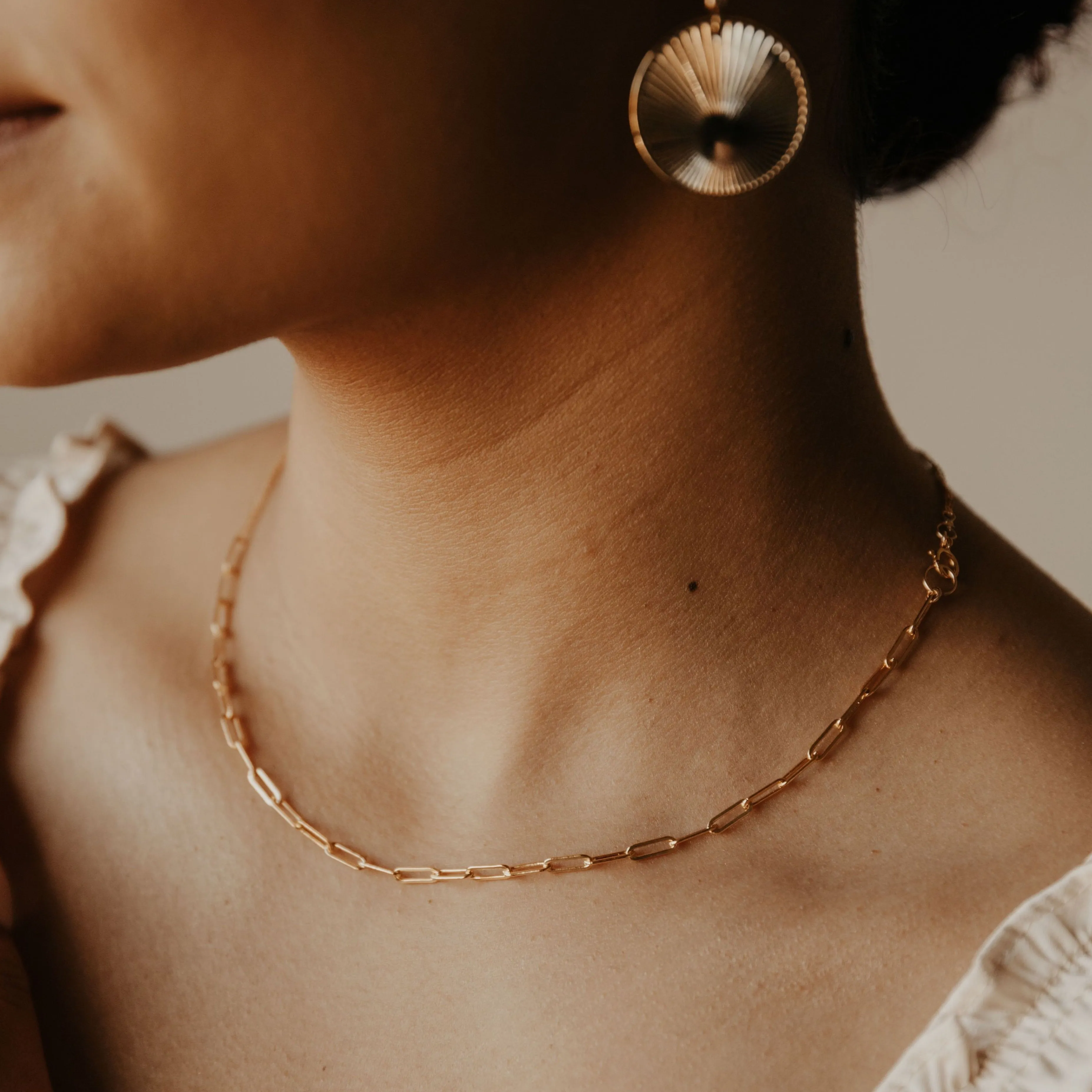 Oval Link Chain Necklace