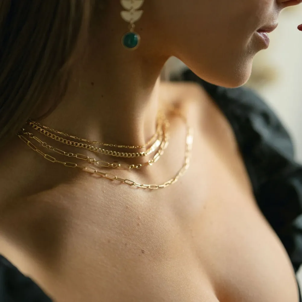 Oval Link Chain Necklace