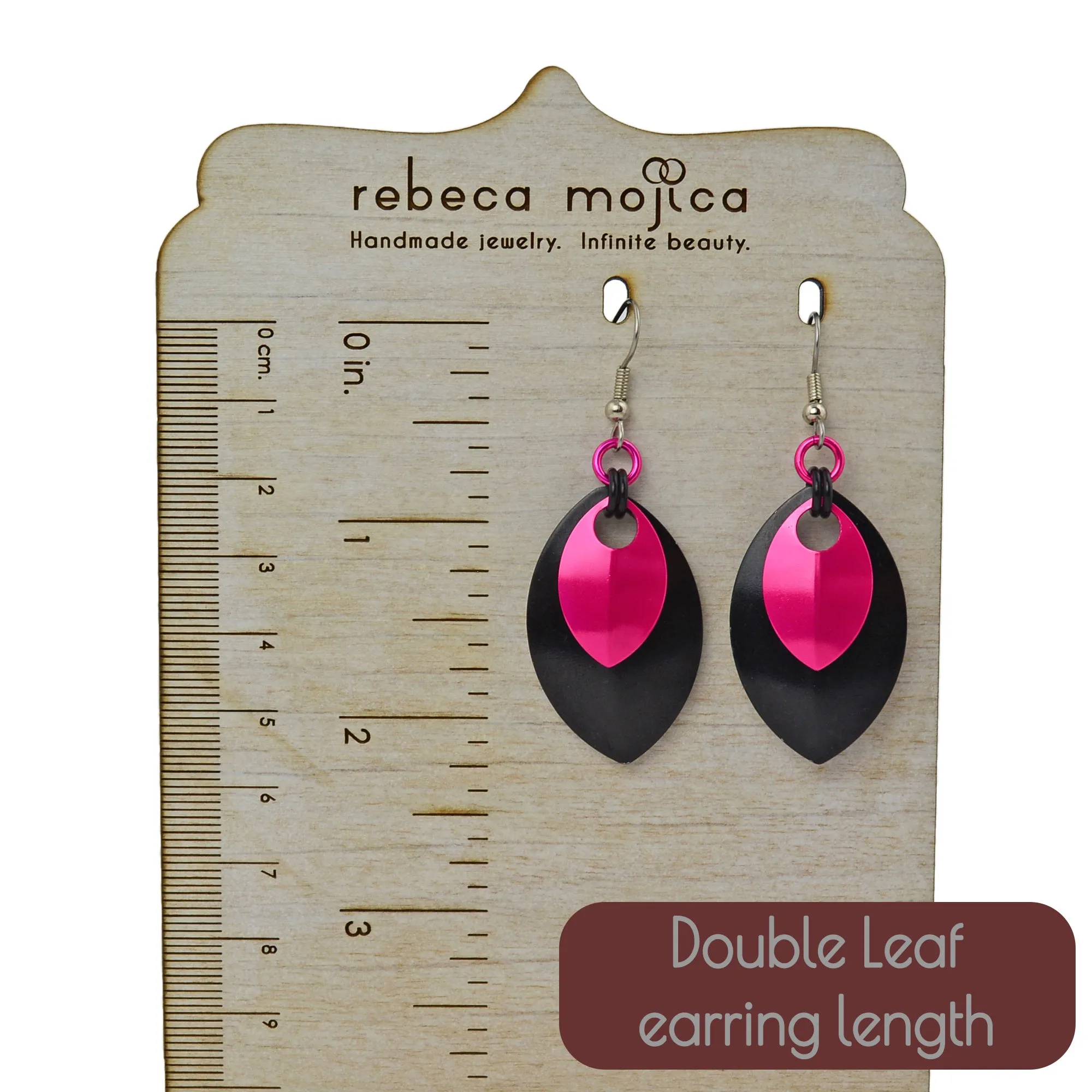 OVERSTOCK SALE: Double Leaf Earrings