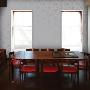 Peonies Pearlescent Self-Adhesive PE507 Wallpaper