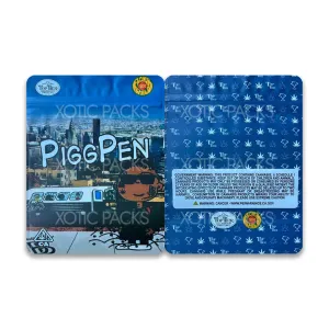 Pigg Pen Mylar Bag 3.5 Grams