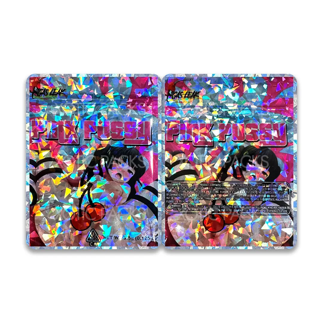Pink Pussy Mylar Bag 3.5 Grams