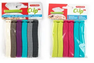 Plastic Forte 6 Bag Sealing Clips - Available in assorted colors