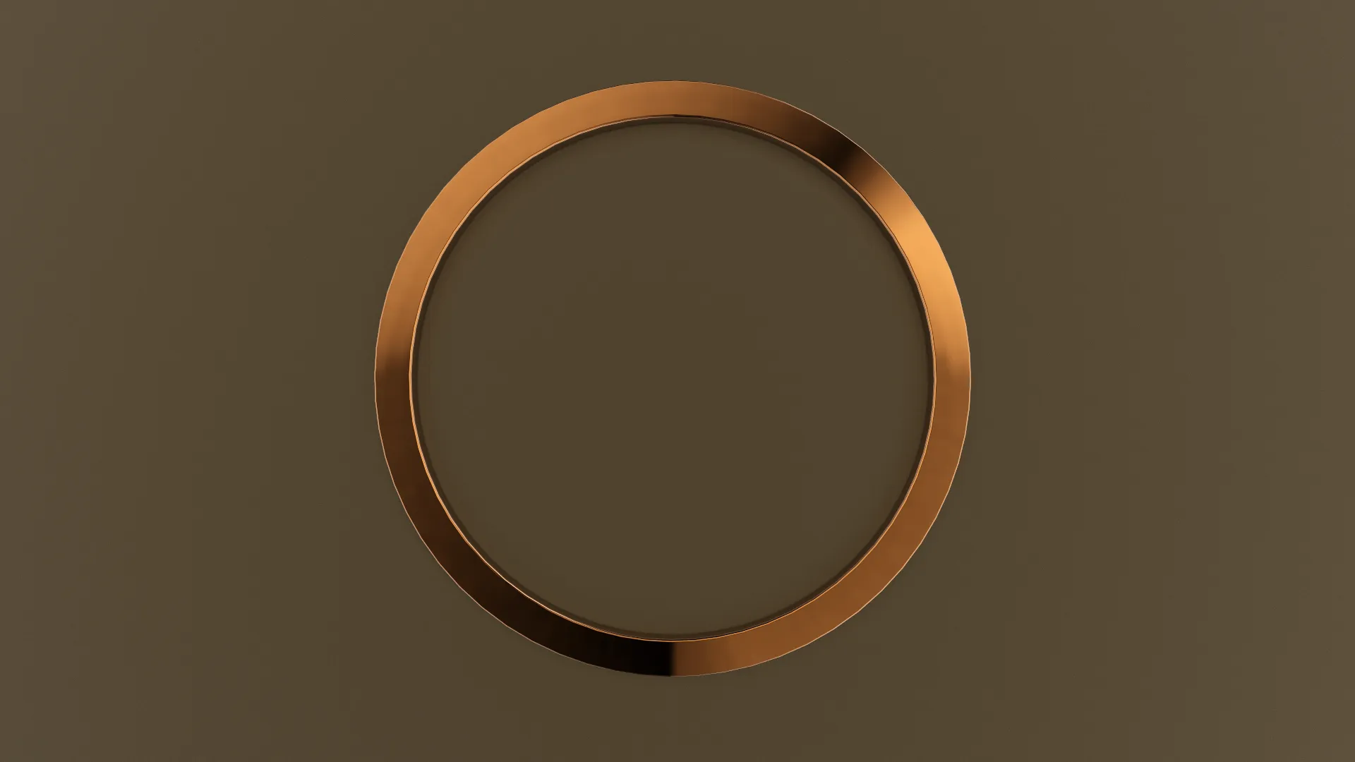 Polished Rose Gold 1mm Flat Wedding Band