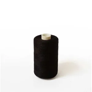 Polyester Sewing Thread 40/2 - Black 1000m, Top Quality