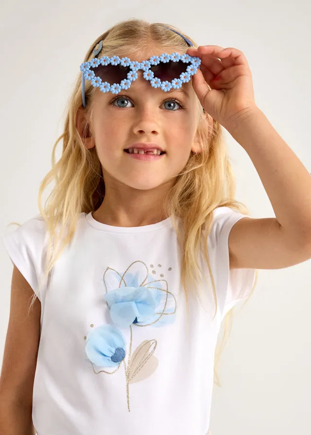 PRE ORDER - NEW SS25 Mayoral Girls Shorts Set 3002/3905 blue 52/22