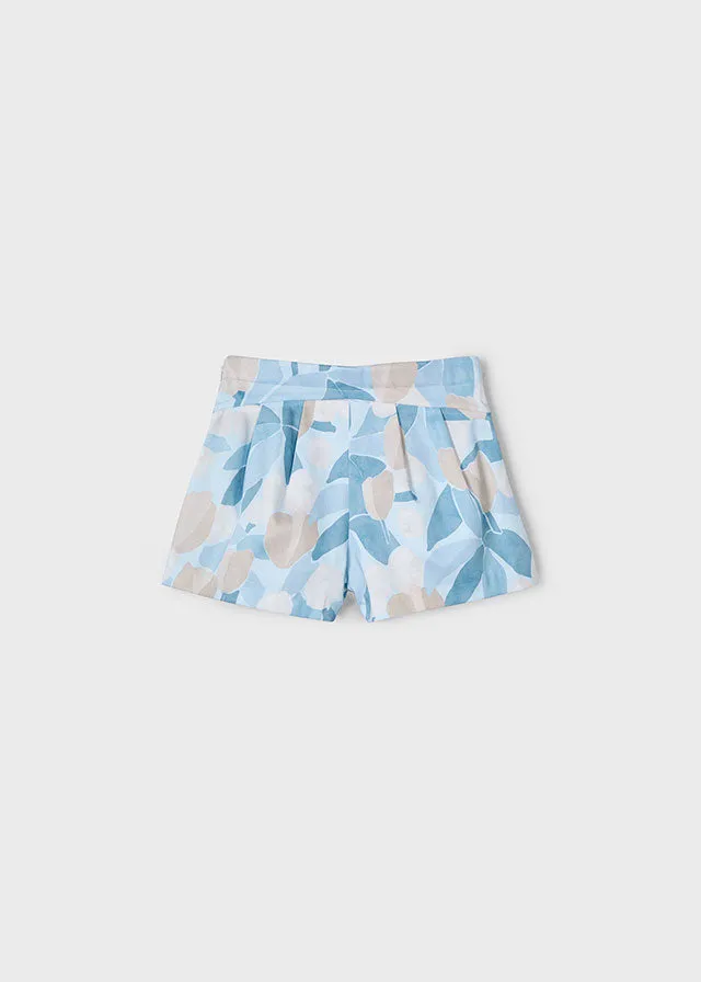 PRE ORDER - NEW SS25 Mayoral Girls Shorts Set 3002/3905 blue 52/22
