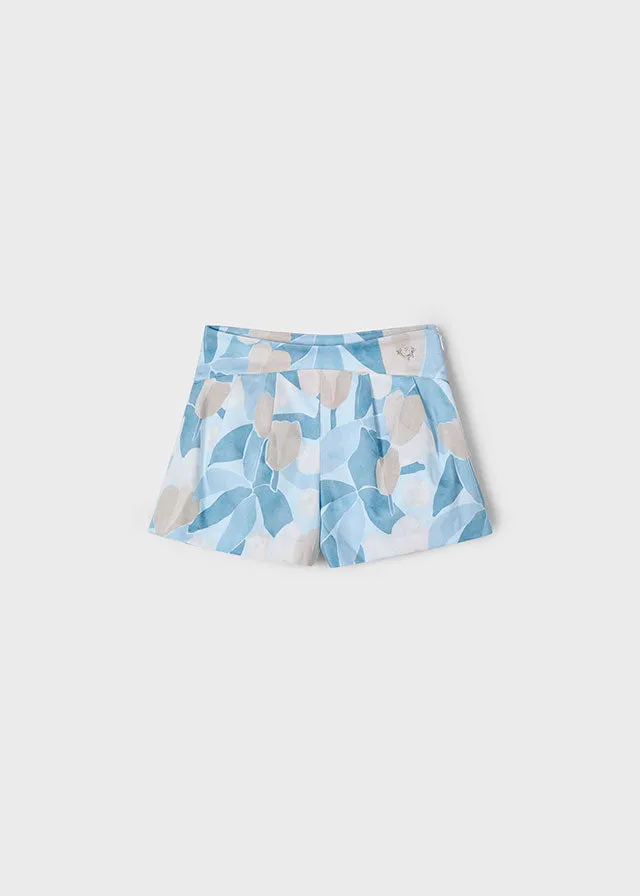 PRE ORDER - NEW SS25 Mayoral Girls Shorts Set 3002/3905 blue 52/22