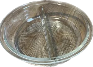 Pyrex Two Compartment Dish