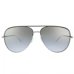 Quay Australia High Key Sunglasses - Silver/Silver