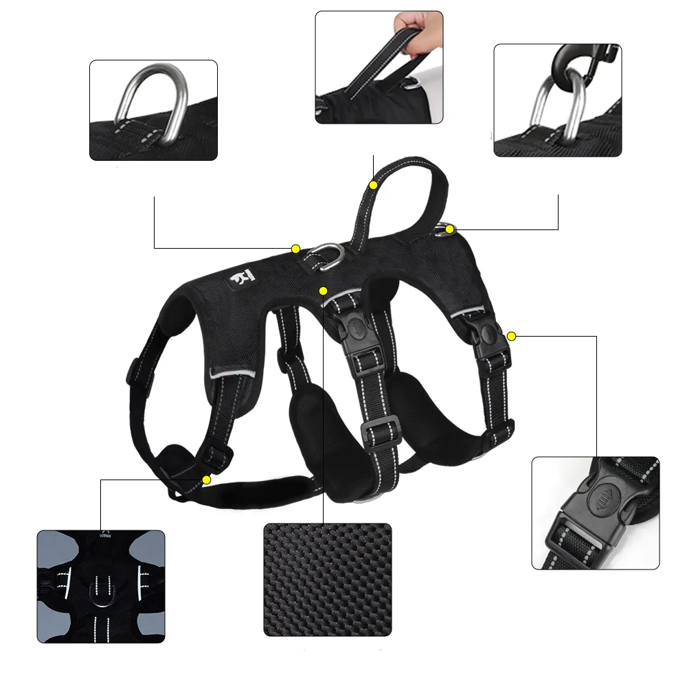 Reflective Dog Harness – Comfort, Control, and Safety for Active Dogs