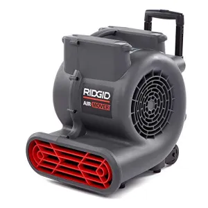 RIDGID, 66323 Model AM2288RT 3-Speed Air Mover, Daisy Chain, 1625 CFM Blower Fan, Red