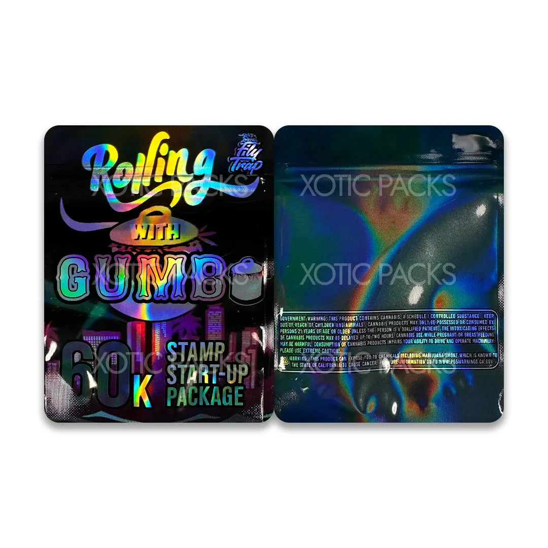 Rolling Gumbo Mylar Bag 3.5 Grams