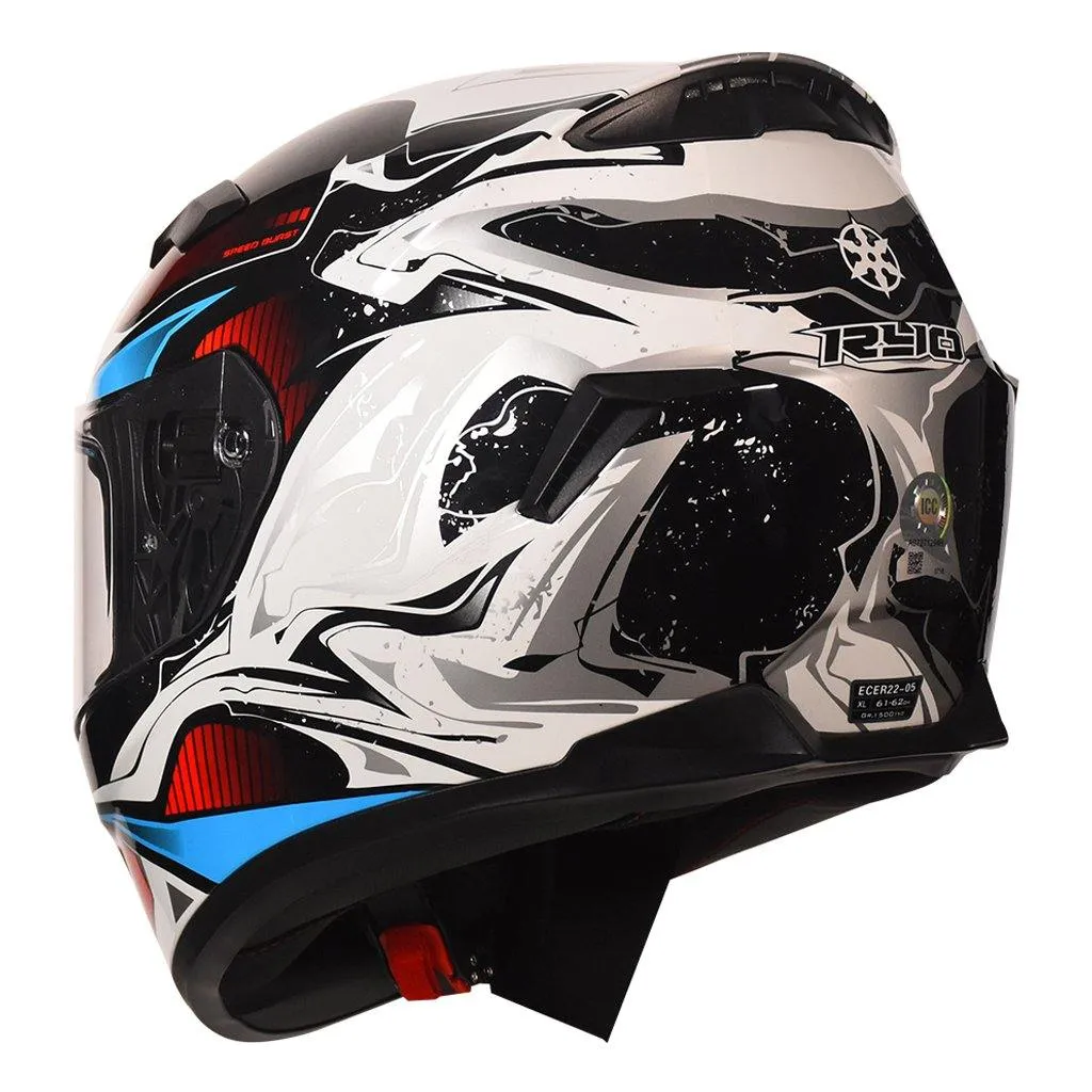 RYO RF-1 FS-820 MOTORCYCLE FULL FACE HELMET