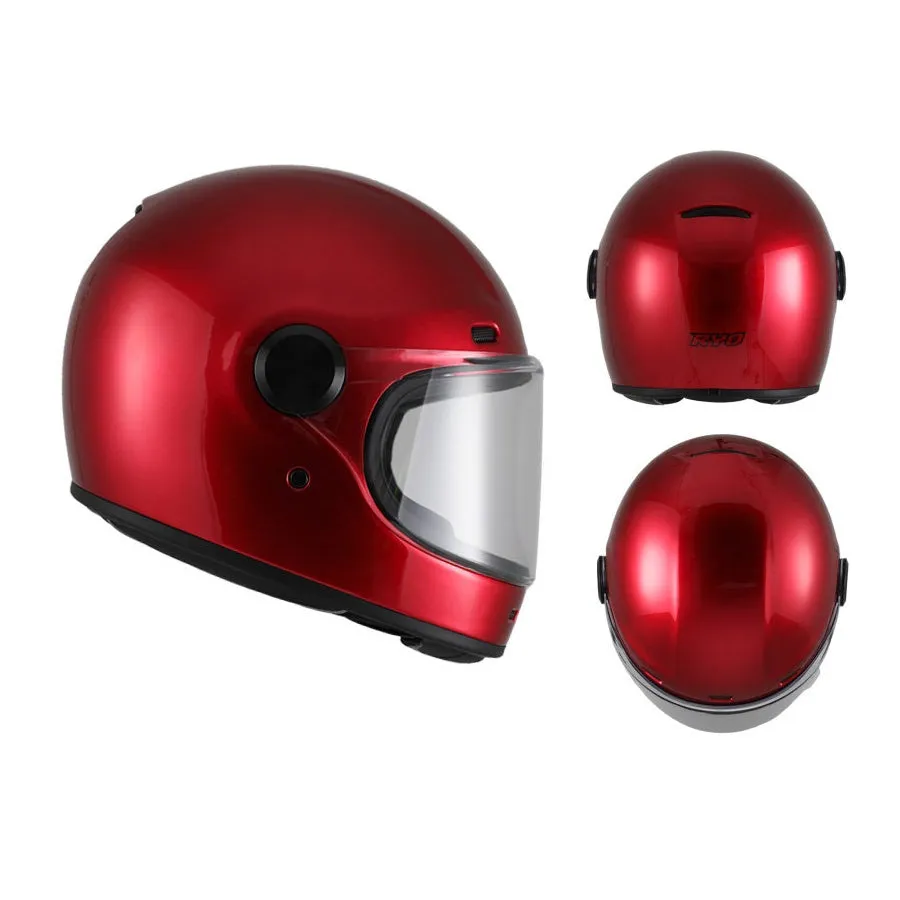 RYO RF-6V MOTORCYCLE FULL FACE HELMET w/ FREE EXTRA VISOR