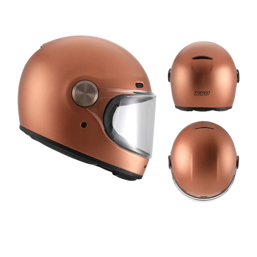 RYO RF-6V MOTORCYCLE FULL FACE HELMET w/ FREE EXTRA VISOR