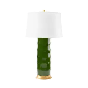 Saigon Lamp Without Shade / Dark Green