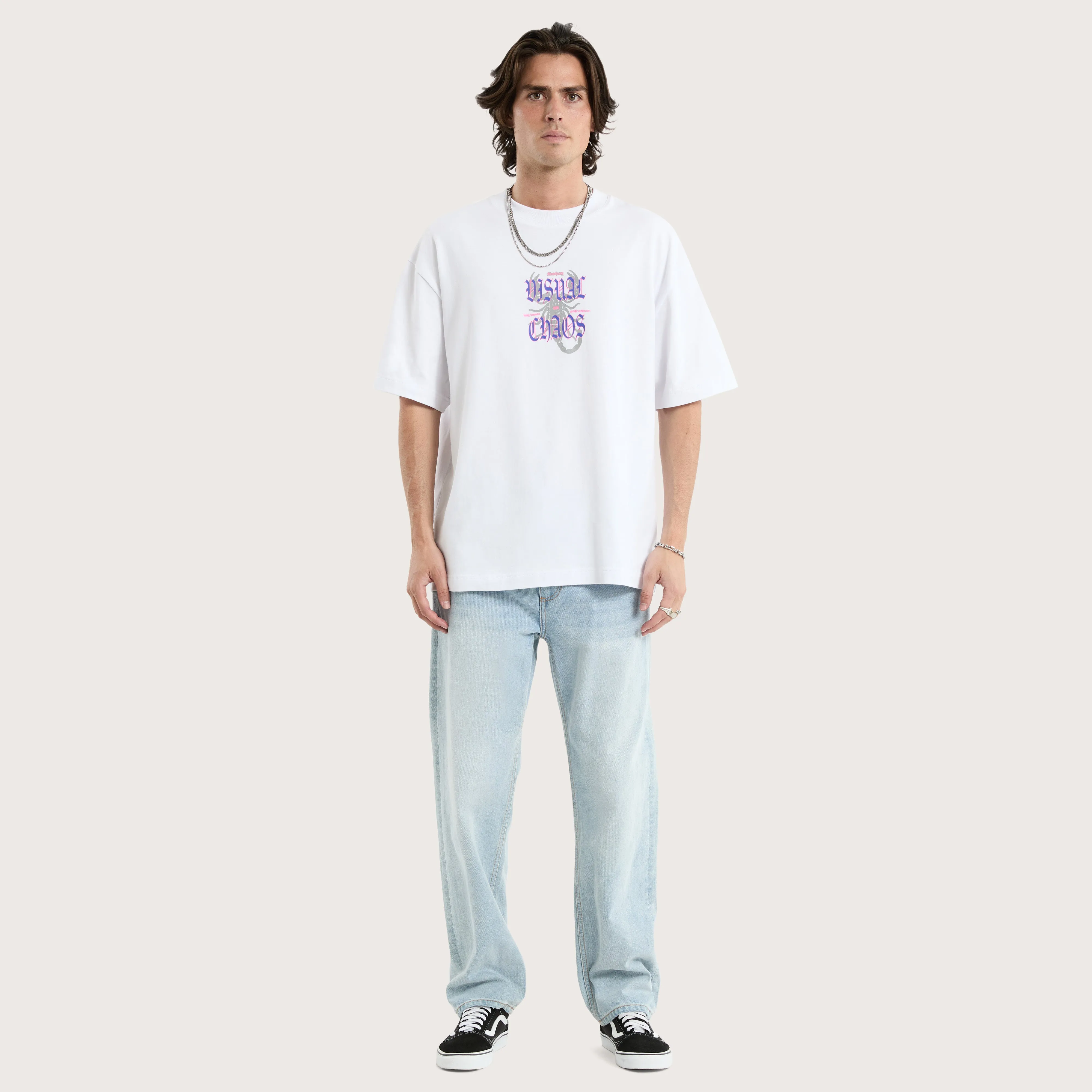 Scorpio Street Tee Optical White