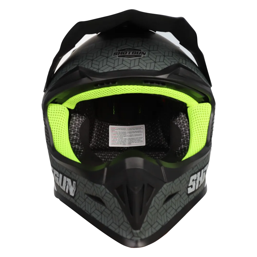 Sg1 Ultra  Prism Motorcycle Helmet Matt Black / Grey / White