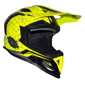 Sg1 Ultra Shotgun Motorcycle Helmet Gloss Neon / Yellow