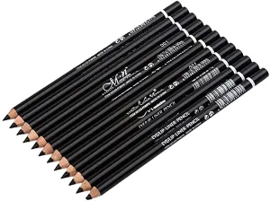 shamjina 12pcs Lots Professional Waterproof Natural Black Eye Shadow Lip Liner Eyeliner