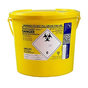 Sharpsguard Yellow Sharps Bin | 7L
