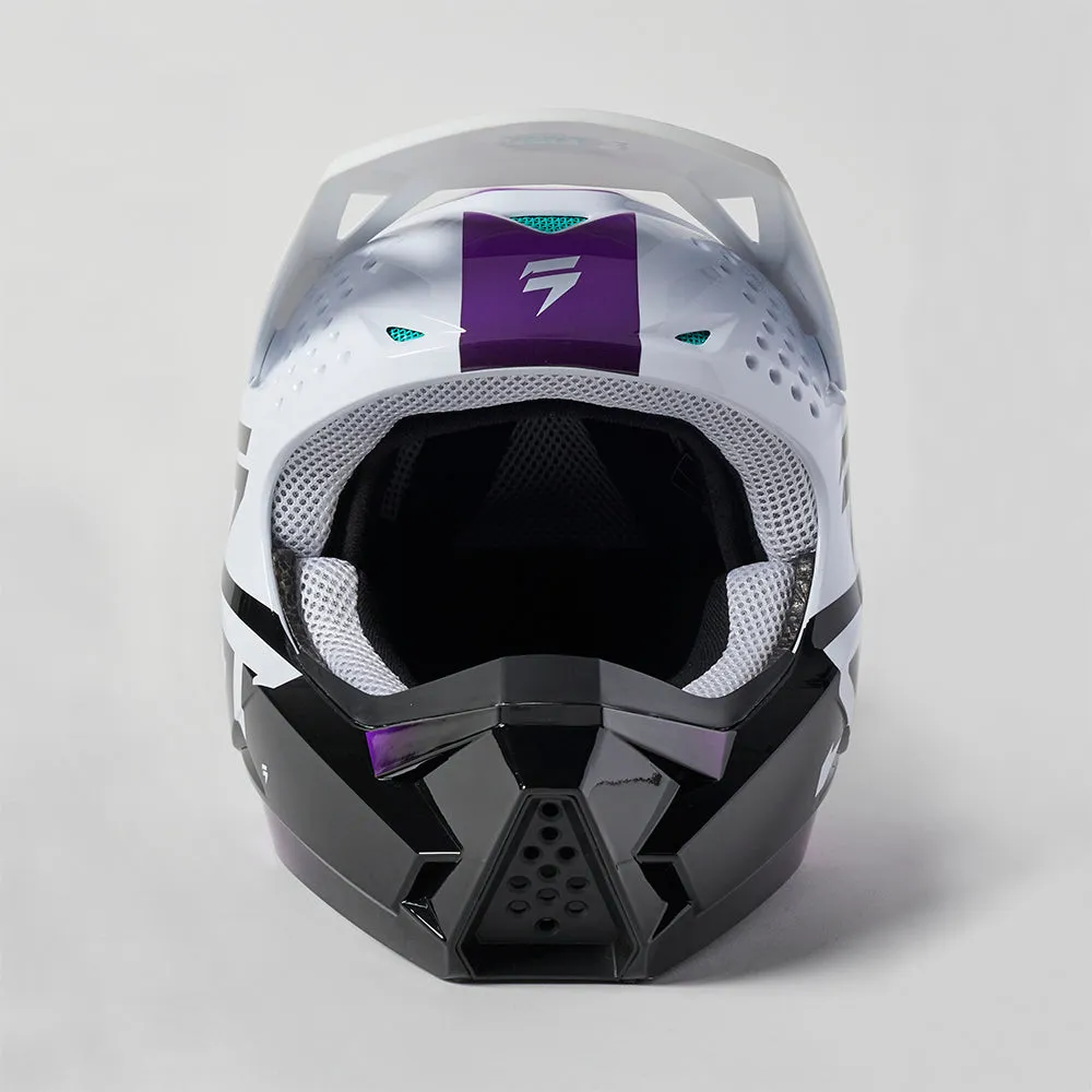 SHIFT WHITE LABEL UV HELMET [WHITE/ULTRAVIOLET]