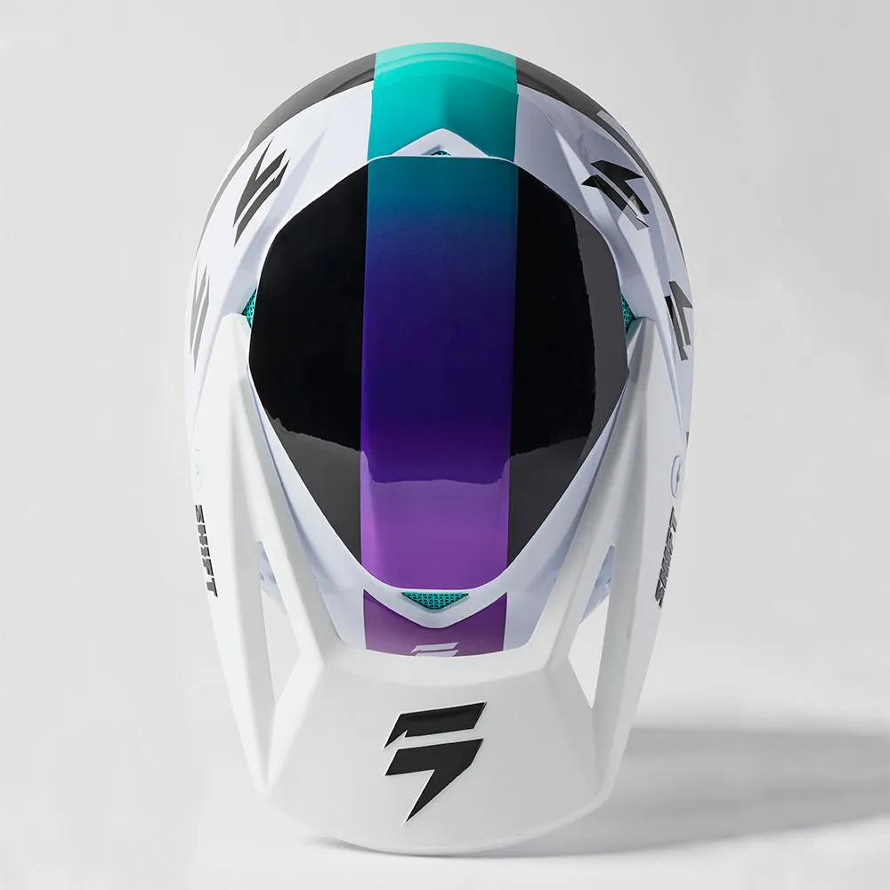SHIFT WHITE LABEL UV HELMET [WHITE/ULTRAVIOLET]