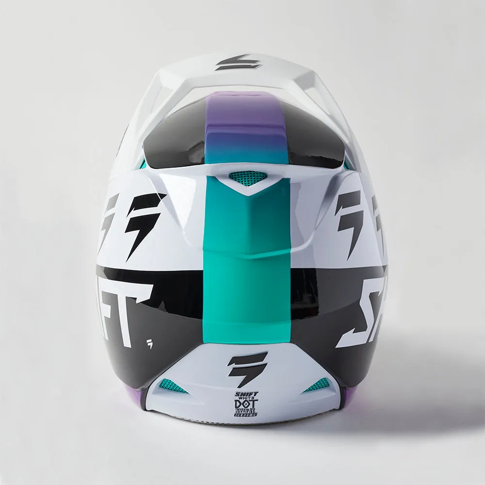 SHIFT WHITE LABEL UV HELMET [WHITE/ULTRAVIOLET]