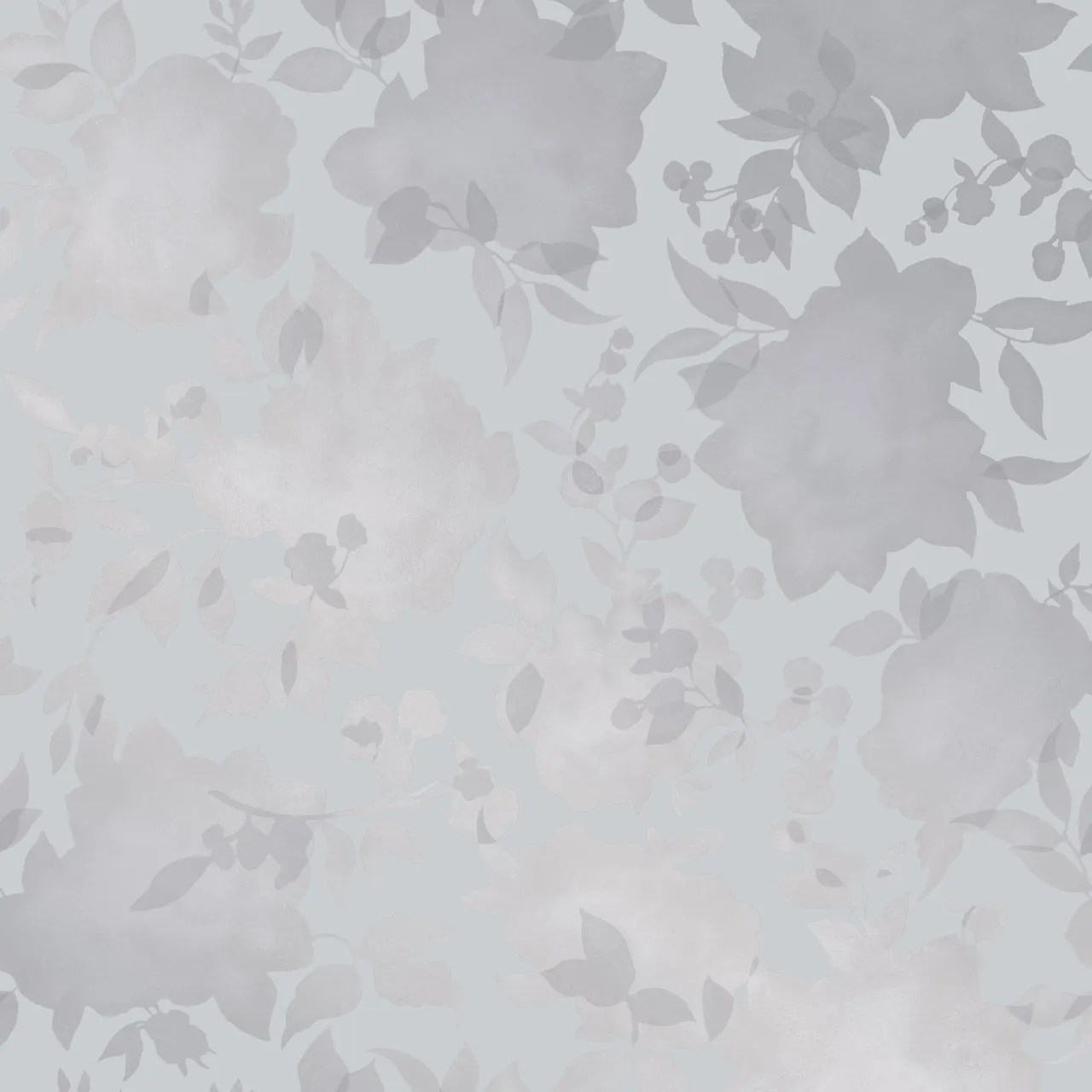 Silhouette Metallic Silver Self-Adhesive SI514 Wallpaper