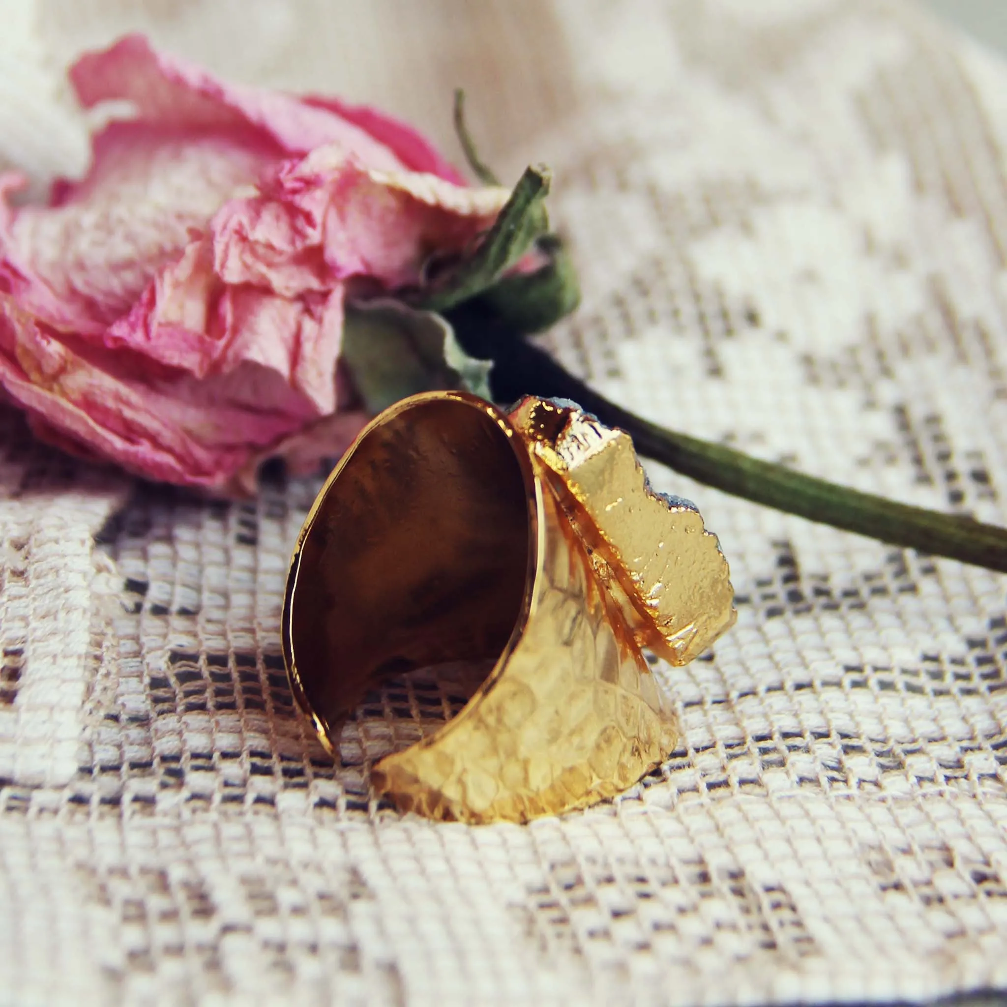 Slate Moon Ring