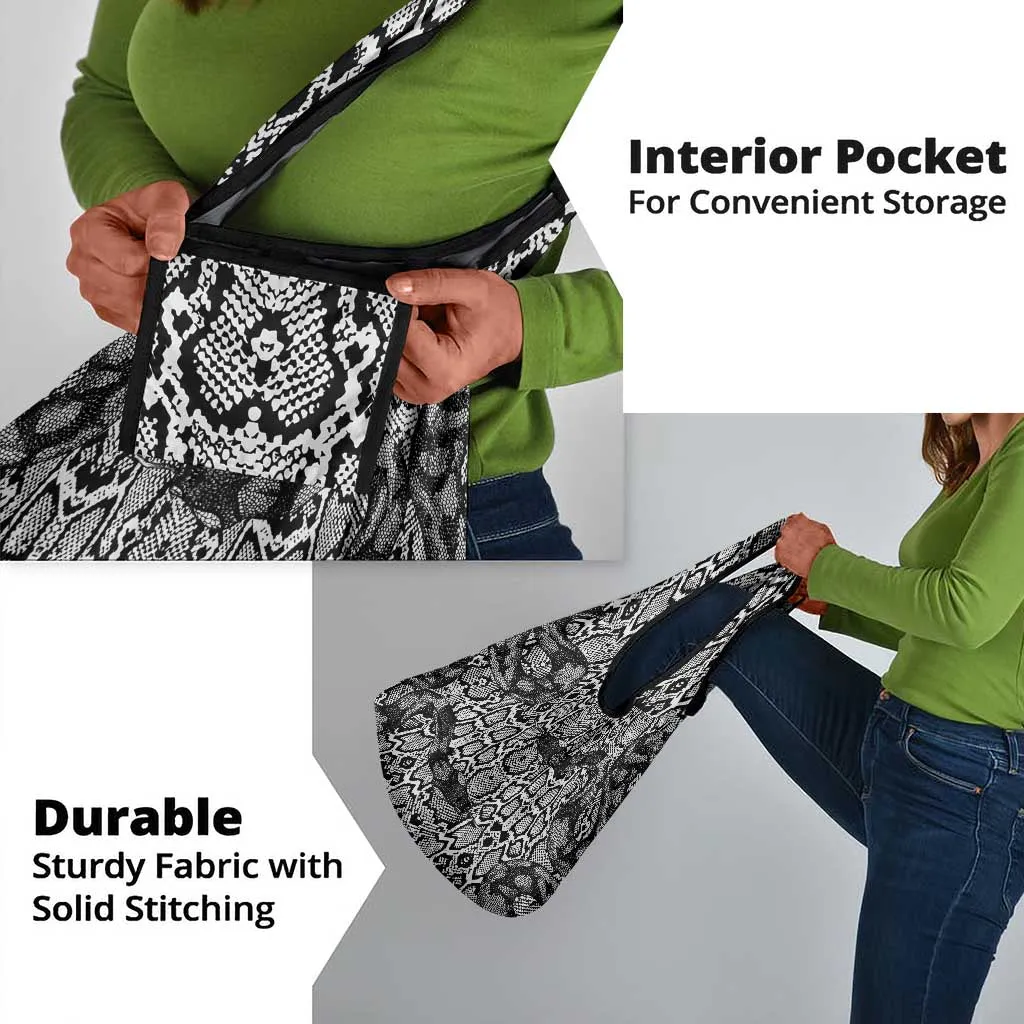 Snake African Skin Animals Pattern Grocery Bag LT15