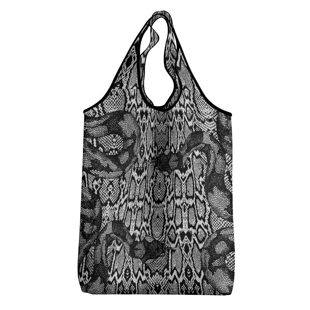 Snake African Skin Animals Pattern Grocery Bag LT15