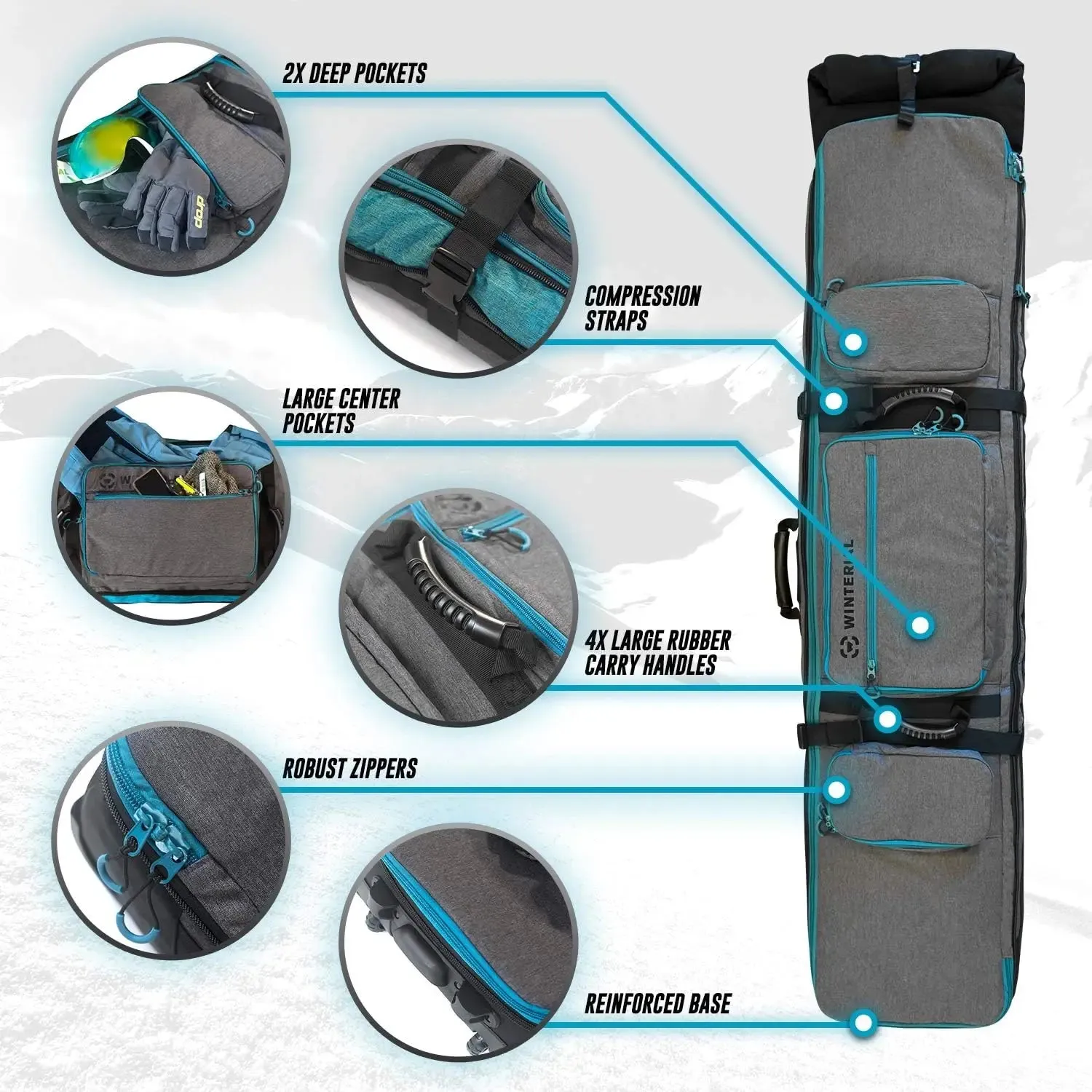 Snowboard and Ski Bag